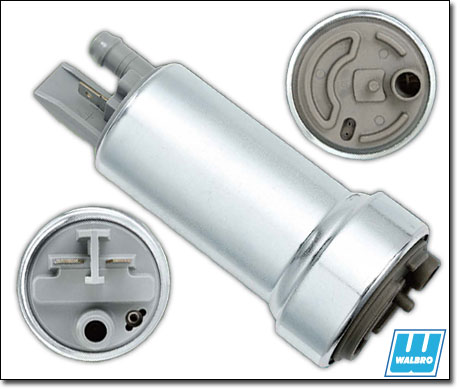 Walbro 400 LPH E85 Fuel Pump In Tank Flow Charts